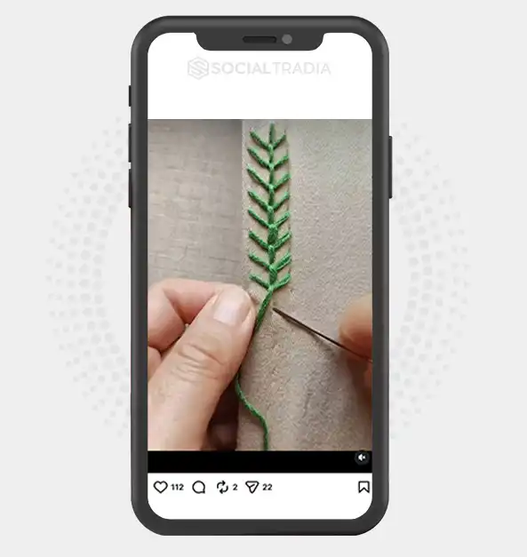 Instagram account StunningHandmades (5.1 k Followers)