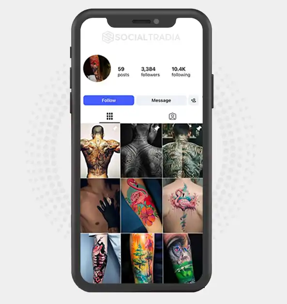 Instagram account TattooGod (3.3k Followers)