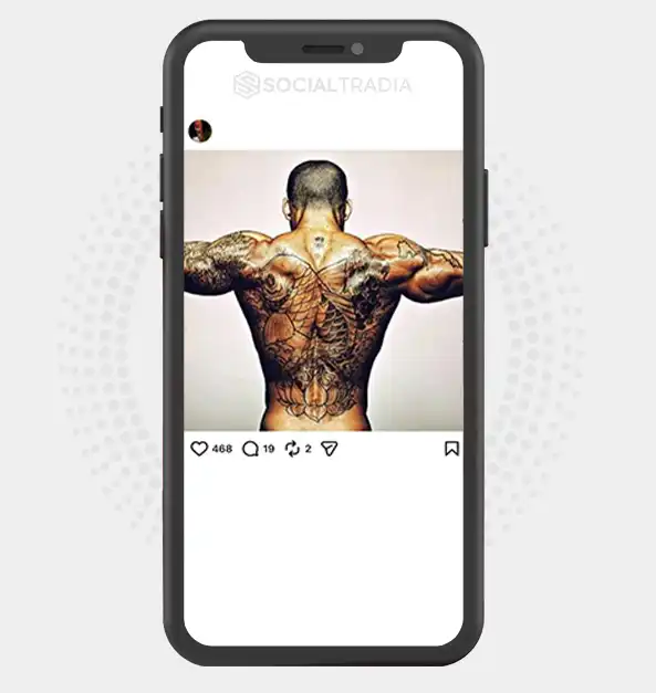 Instagram account TattooGod (3.3k Followers)