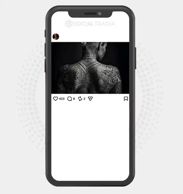 Instagram account TattooGod (3.3k Followers)