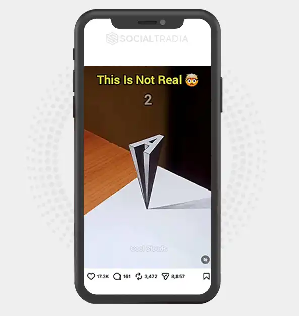Instagram account The Creative Vision (112 k Followers)