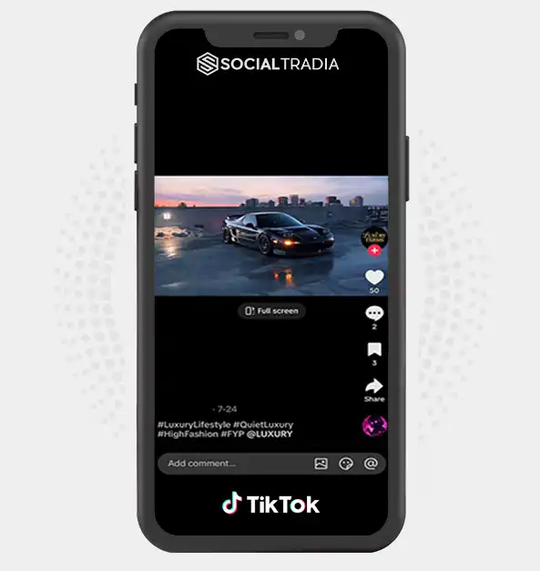 TikTok account The Luxe Club (3.2k Followers)