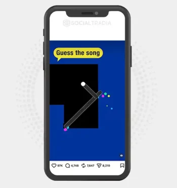 Instagram account ViralSongs (44.8 k  Followers)