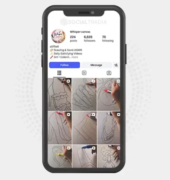 Instagram account whisper_canvas1 (6.8k Followers)