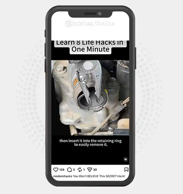 Instagram account ModernHackz (455k Followers)