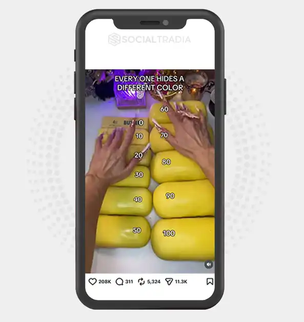 Instagram account ASMR World (97.8k Followers)