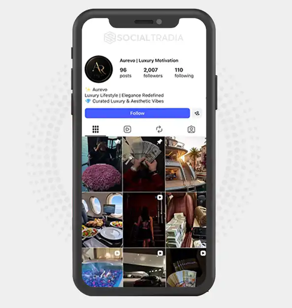 Instagram account aure.vohub (2k Followers)