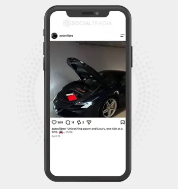 Instagram account autoviibee (3.8k Followers)