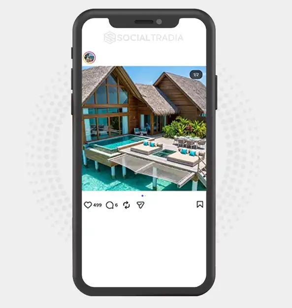 Instagram account BeachVibes (2.3k Followers)