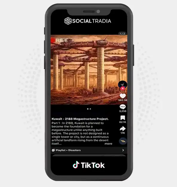TikTok account BeyondEarth (76.7k Followers)