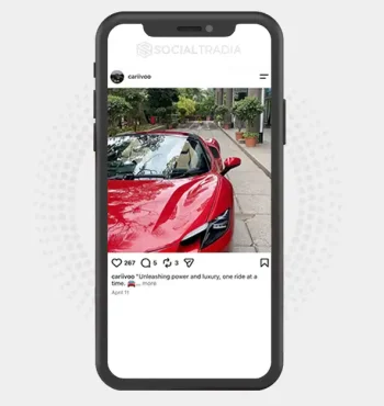 Instagram account cariivoo (3.7k Followers)