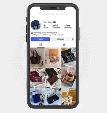 Instagram account carrycoutureee (2k Followers)