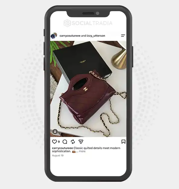 Instagram account carrycoutureee (2k Followers)