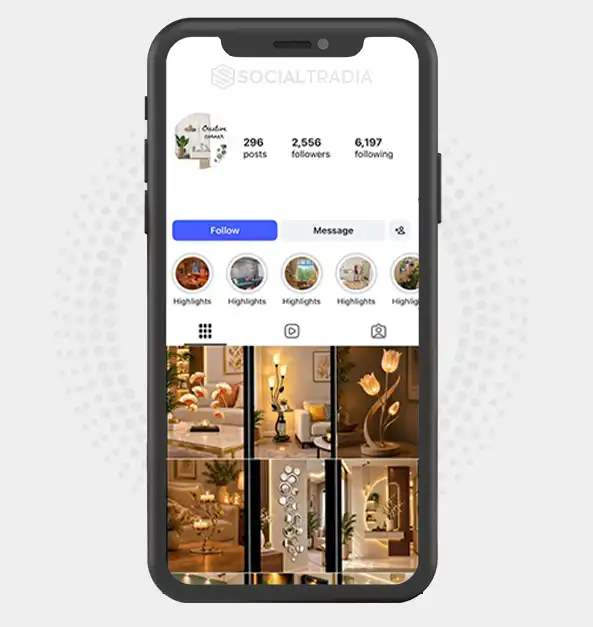 Instagram account DecorGuide (2.5k Followers)