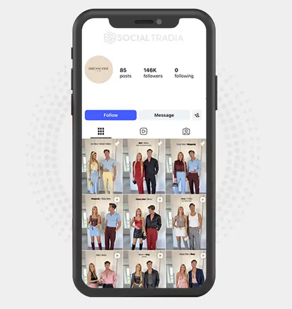 Instagram account DressCode (146k Followers)