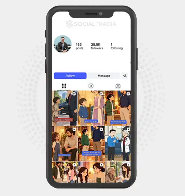 Instagram account English Made Easy (28.5k Followers)