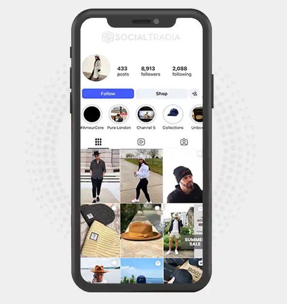 Instagram account FashionIcon (8.9k Followers)