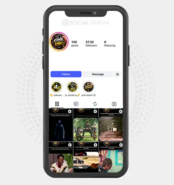 Instagram account Film Fever (27.2k Followers)
