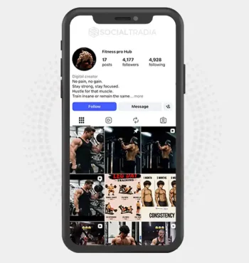 Instagram account fitnesszone4444 (4.1k Followers)