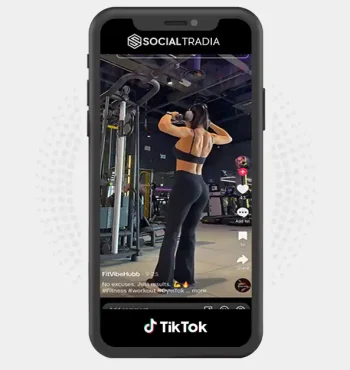 TikTok account fitvibehubb (2.6k Followers)