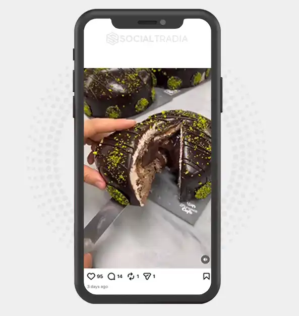 Instagram account foodieepizza (2.1k Followers)