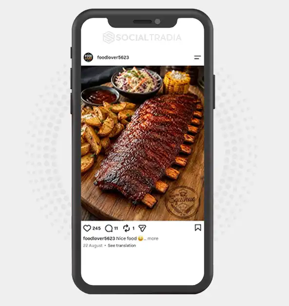 Instagram account foodlover5623 (3.2k Followers)