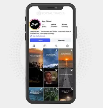 Instagram account genzheed (2k Followers)