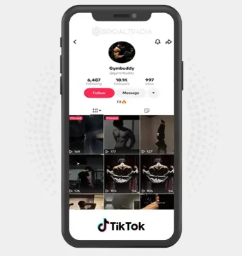 TikTok account gymmbuddy (10.1k Followers)