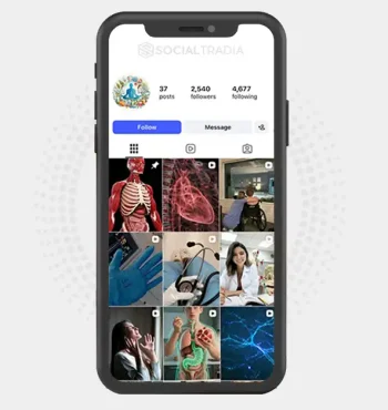 Instagram account heal.thcare7034 (2.5k Followers)