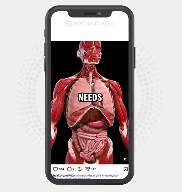 Instagram account heal.thcare7034 (2.5k Followers)
