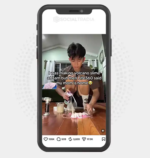 Instagram account Homemade Slime (44.8k Followers)