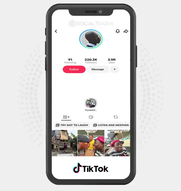 TikTok account LaughOutLoud (220.1k Followers)