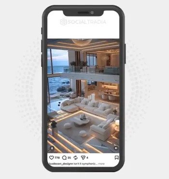 Instagram account luxdecorr_designn (3.7k Followers)