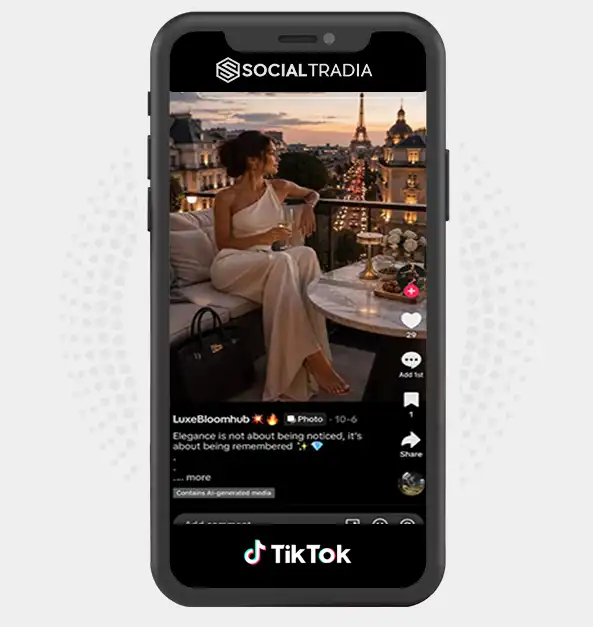 TikTok account luxebloomhub (2.2k Followers)