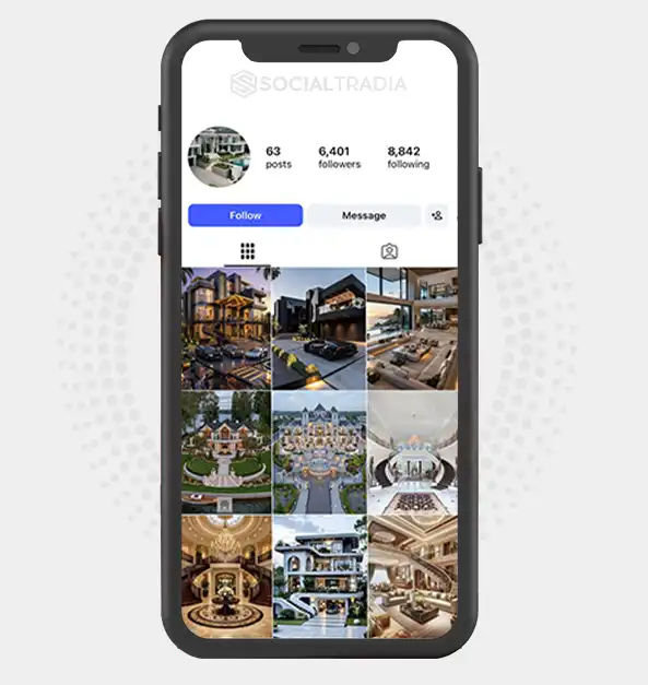 Instagram account LuxeHomeDesign (6.4k Followers)