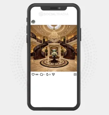 Instagram account LuxeHomeDesign (6.4k Followers)