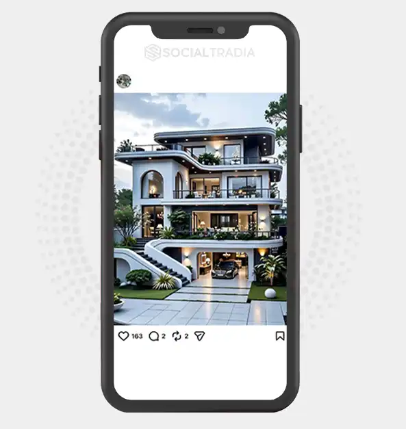 Instagram account LuxeHomeDesign (6.4k Followers)