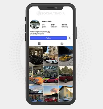 Instagram account luxoryride (3.1k Followers)