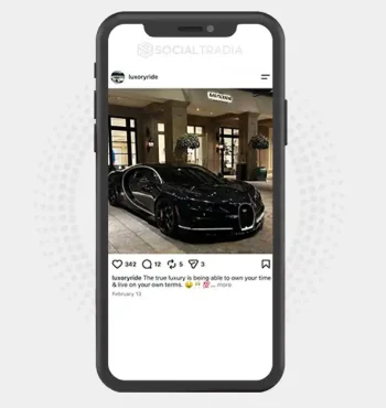 Instagram account luxoryride (3.1k Followers)