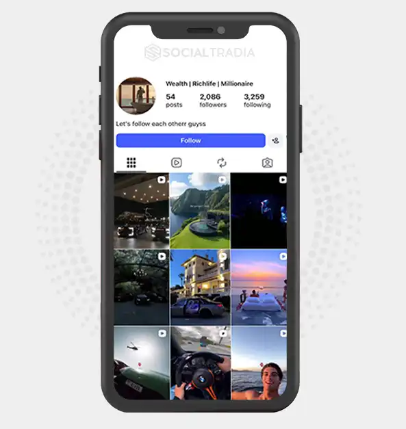 Instagram account luxukev (2k Followers)
