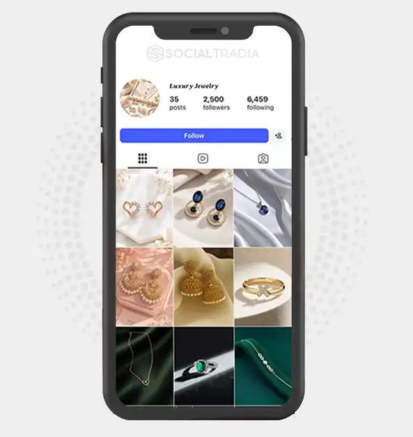 Instagram account luxuryjewelery2026 (2.4k Followers)