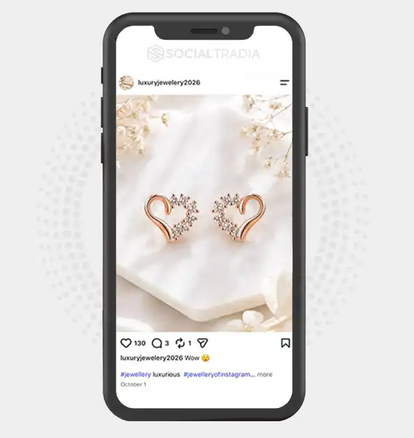 Instagram account luxuryjewelery2026 (2.4k Followers)