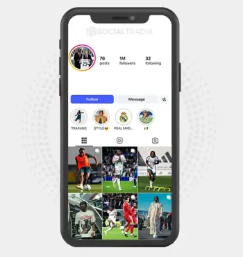 Instagram account Madrid Fans (1M Followers)