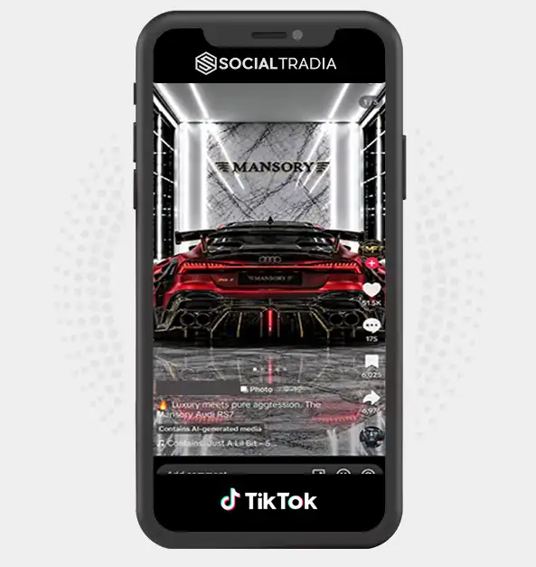 TikTok account MansoryVault (8k Followers)