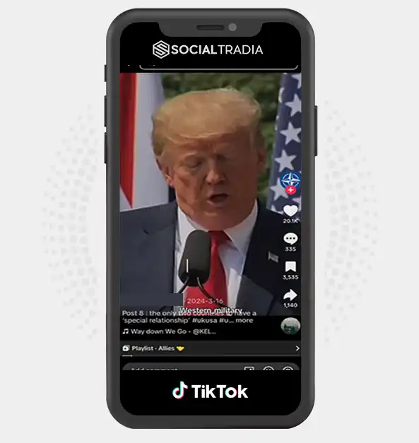 TikTok account Military Vision (137k Followers)