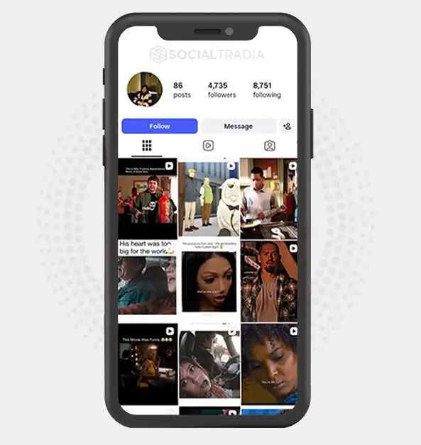 Instagram account MovieZone (4.7k Followers)