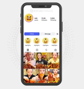 Instagram account MukbangSpot (73.2k Followers)