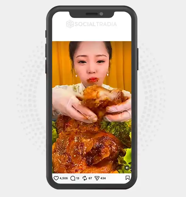 Instagram account MukbangSpot (73.2k Followers)