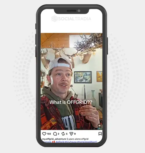 Instagram account my.offgrid_adventure (19.2k Followers)
