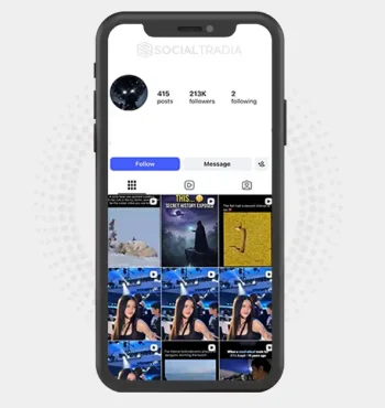 Instagram account MysteriousHub (213k Followers)